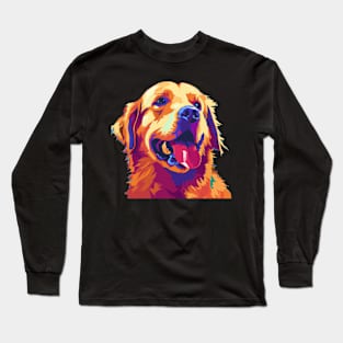 Golden Retriever Pop Art - Dog Lover Gifts Long Sleeve T-Shirt